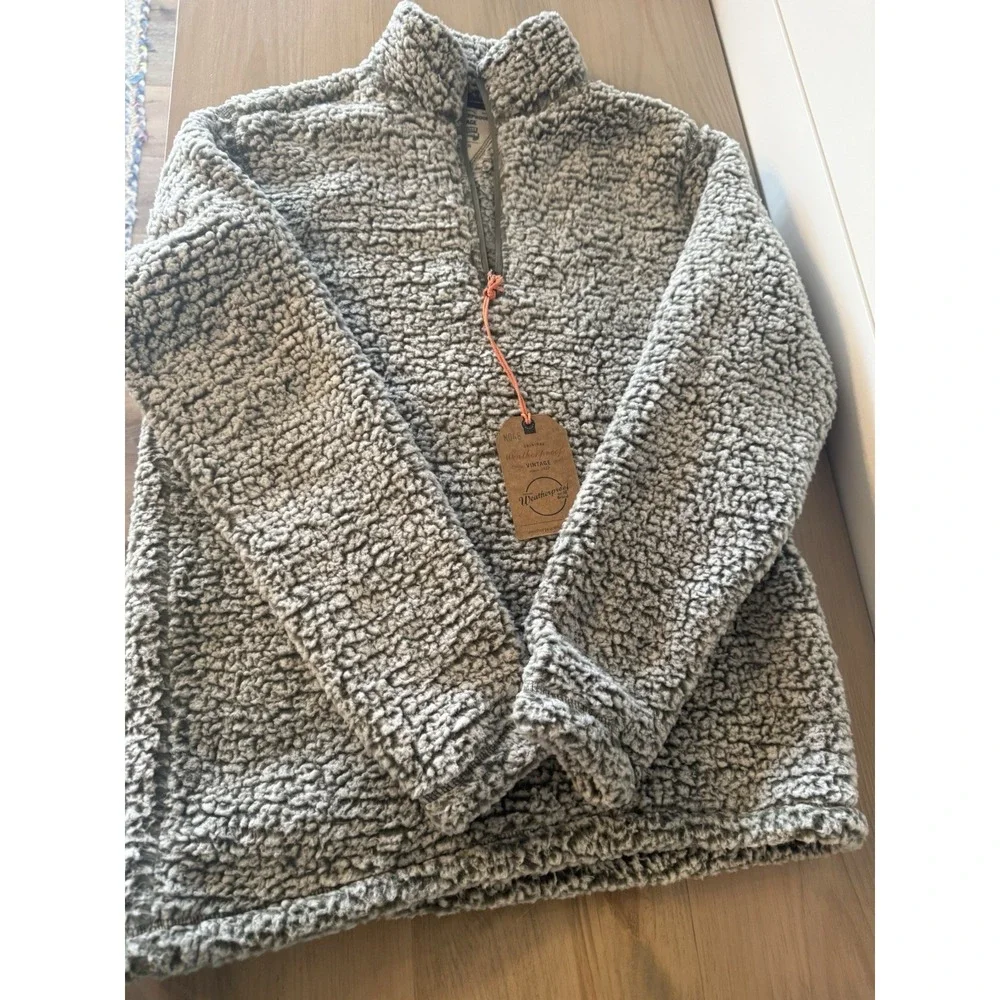 Original Weatherproof Vintage Women's Long‎ Sleeve Zip Up Plush Fleece Medium